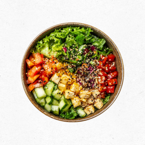 컬러풀한 여름 포케볼 한 접시 – 상큼함 가득