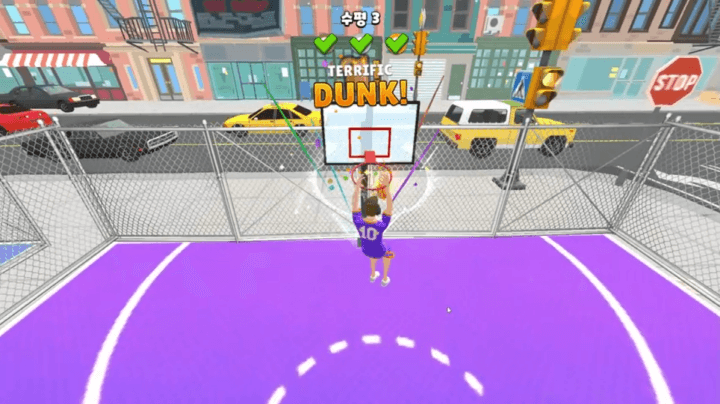 골대에-정확히-덩크슛을-하는-화면