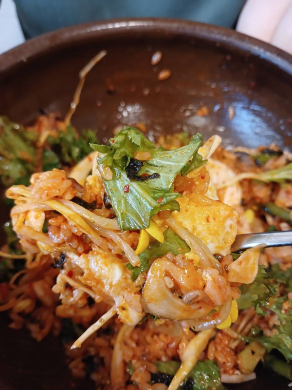 옛날국수 비빔밥 비주얼