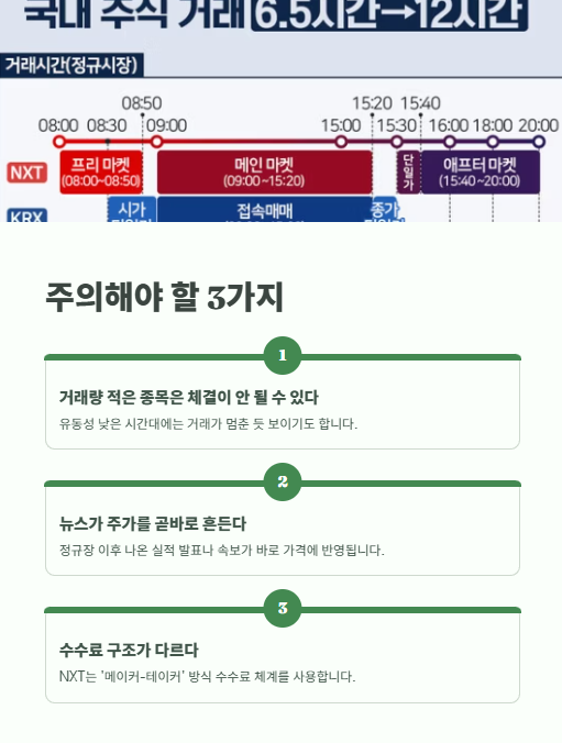 주의해야 할 3가지