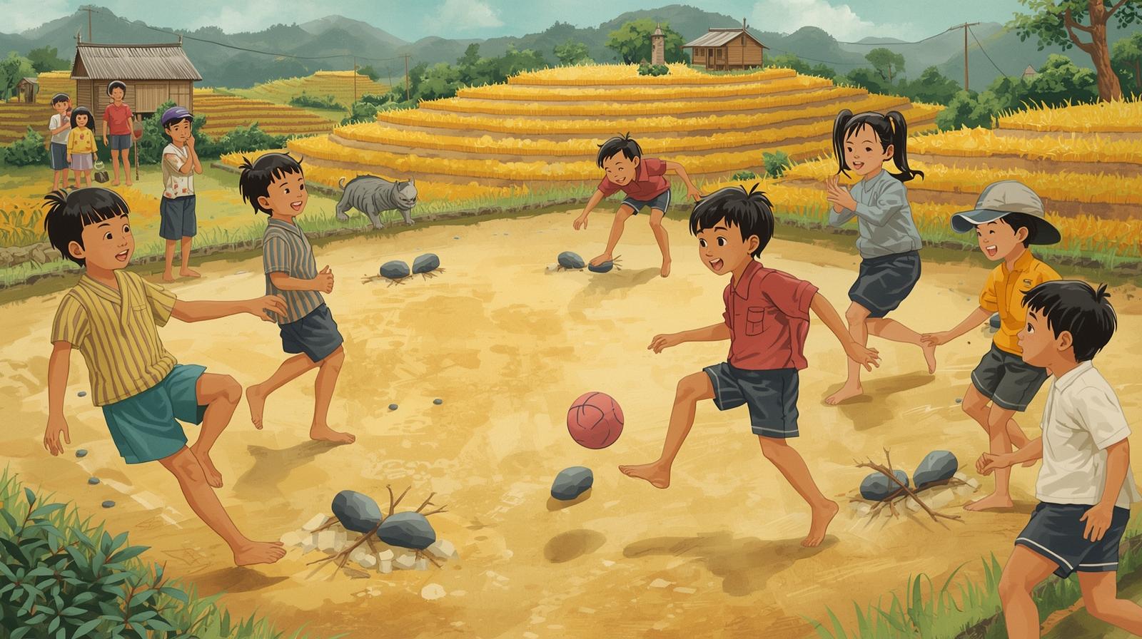 전통놀이 발야구의 초기 형태