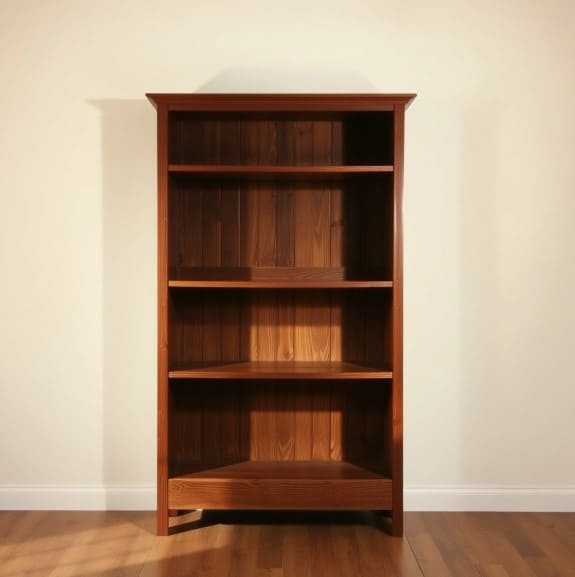 폐기물 수거 업체에서 가지고 갈 갈색 책장입니다.