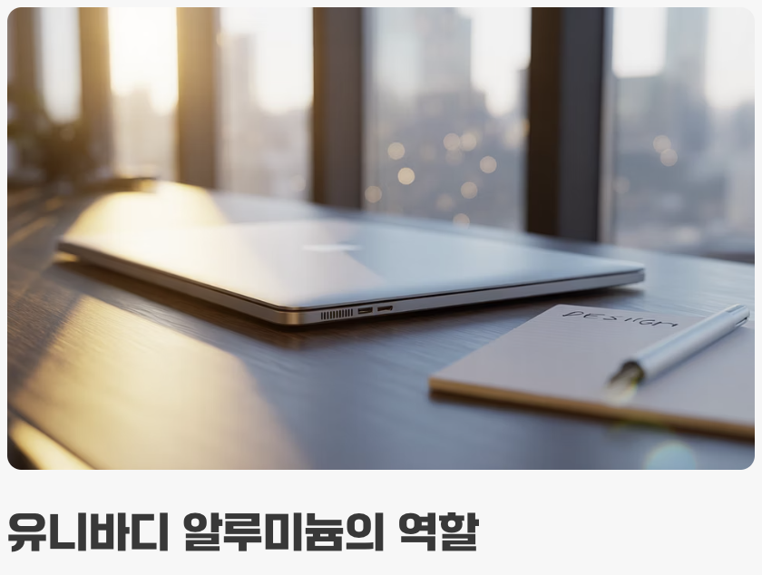 맥북의 '숨 쉬는 피부', 알루미늄 유니바디