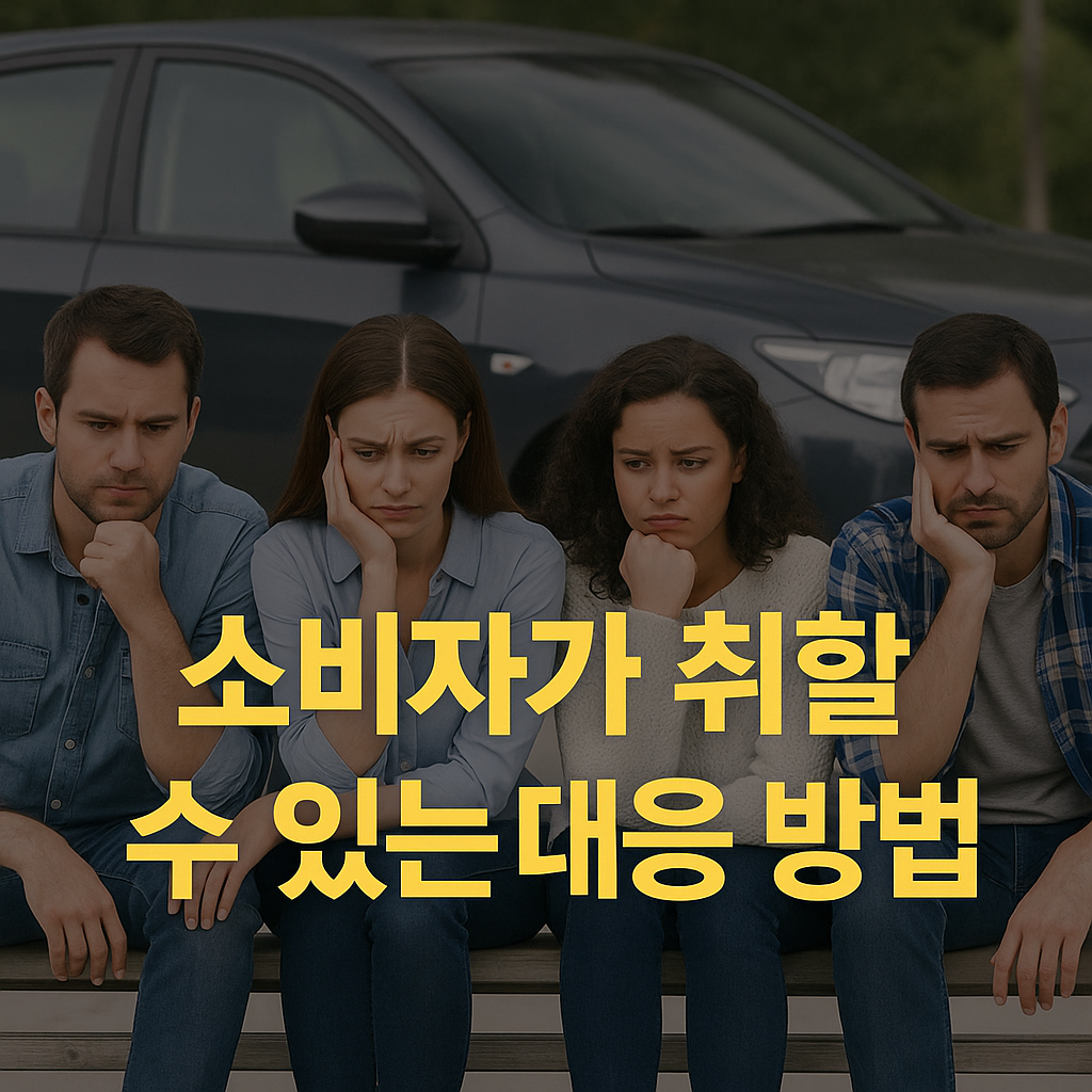 소비자가 취할 수 있는 대응 방법