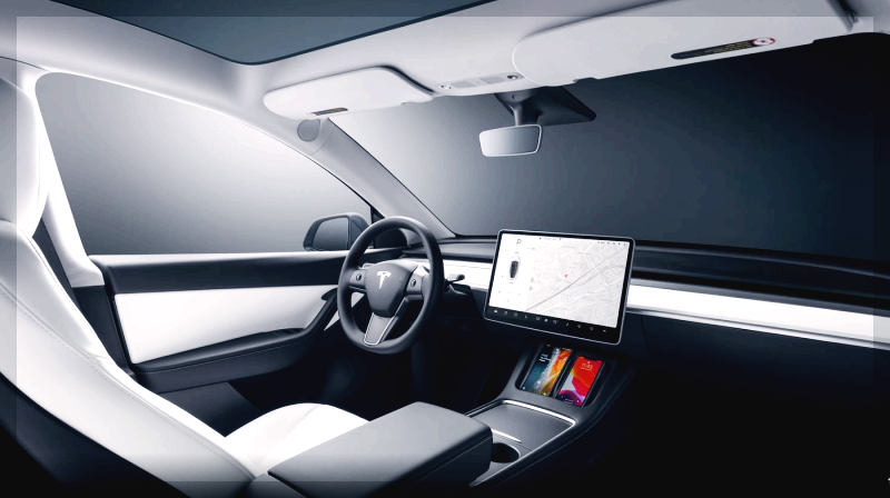 테슬라 모델y_내부