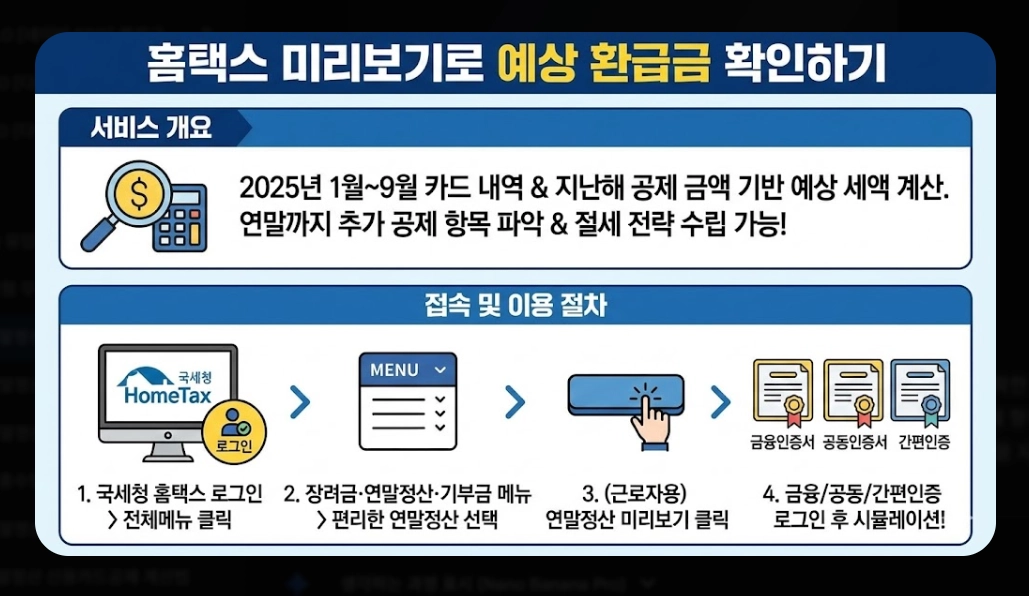 2026 연말정산 환급금 조회 완벽 가이드. 13월의 월급 받는 법