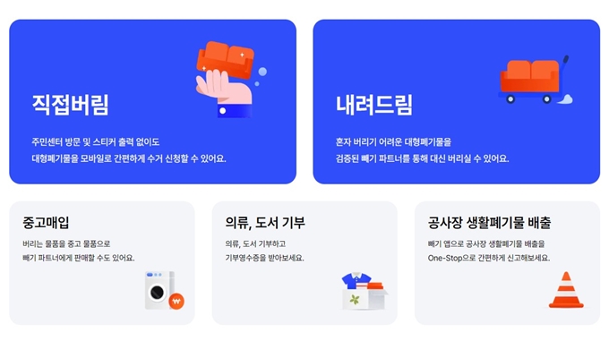 서대문구 폐가구 방문 무상수거 업체 이용절차