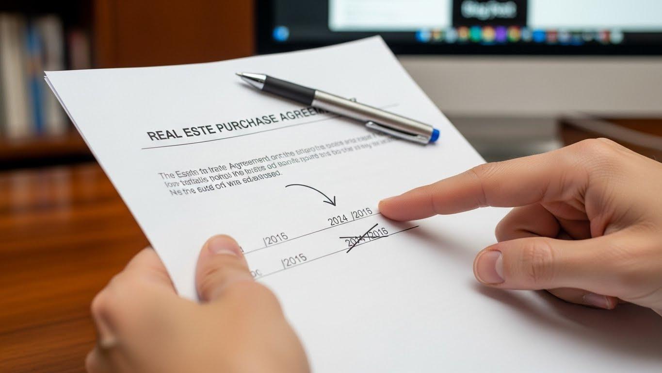 부동산 잔금 날짜변경