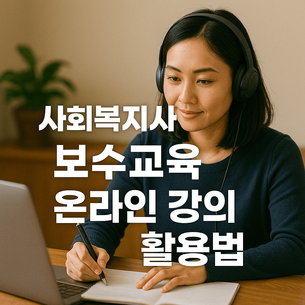 온라인 강의 활용법