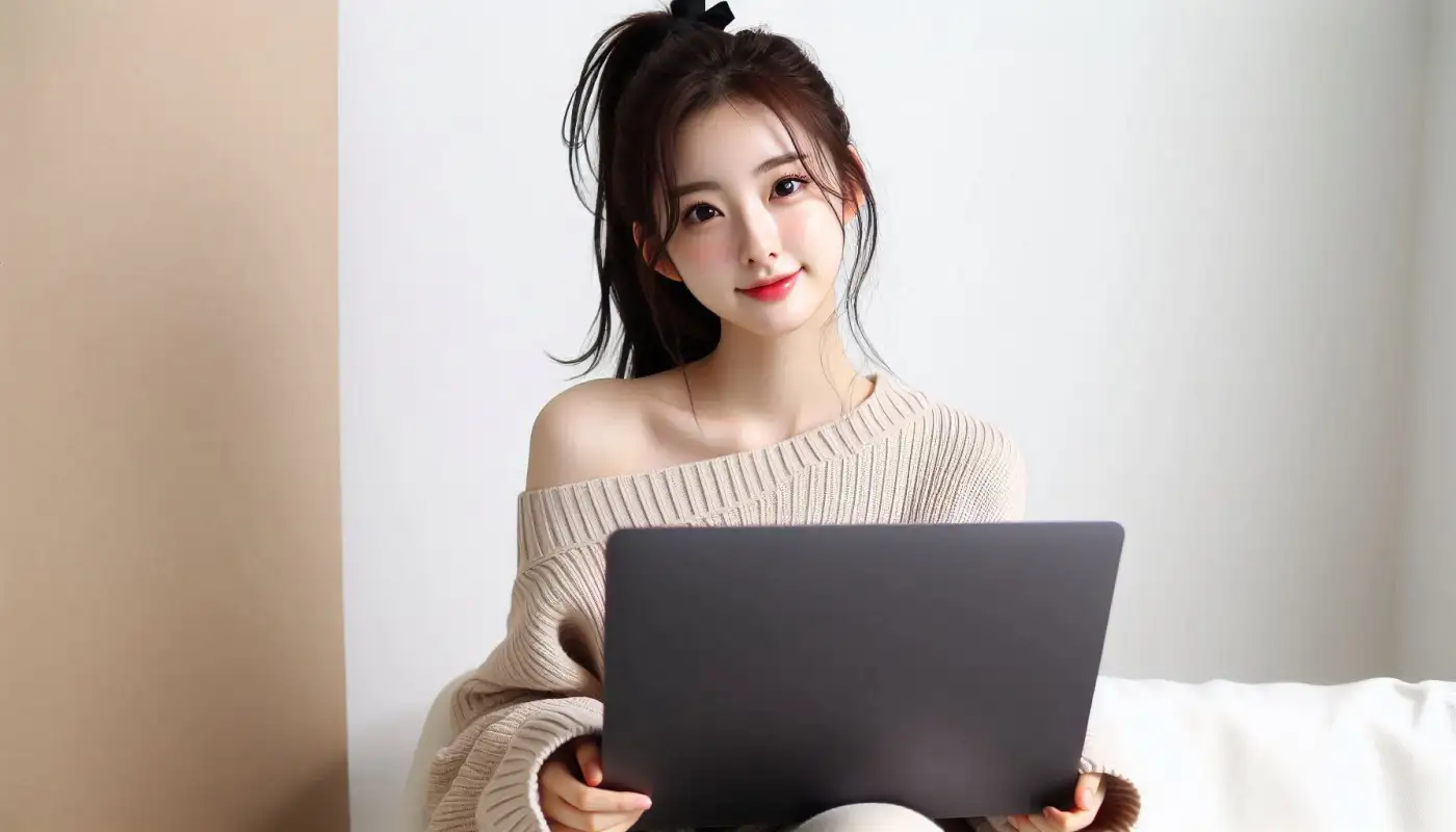 주식-사이트-추천으로-자산관리하는-여성의-모습