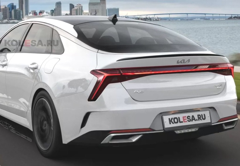 K5 부분변경 뒷모습