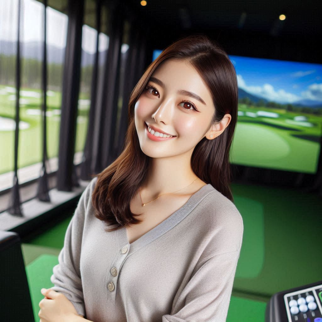 스크린골프장 배경