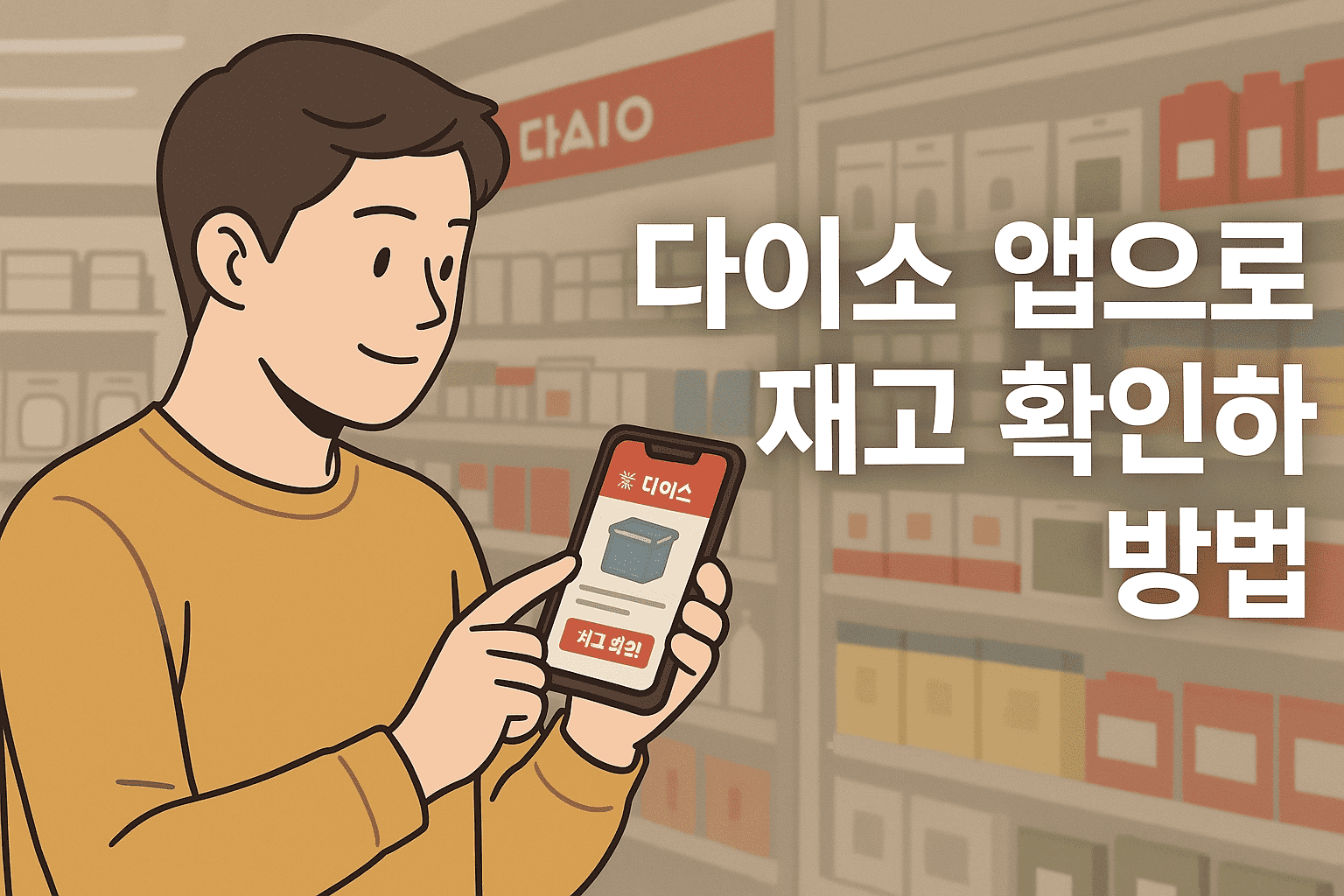 다이소 앱으로 재고 확인하는 방법 - 샵다이소 앱 200% 활용하기