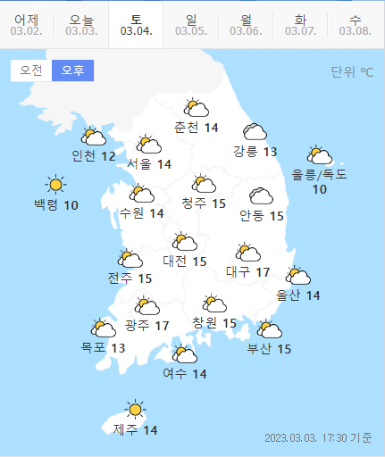 주말날씨