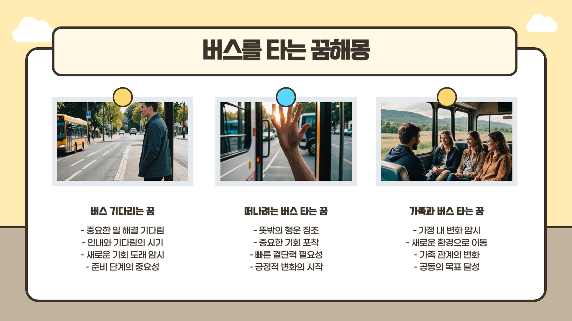 버스 타는 꿈해몽