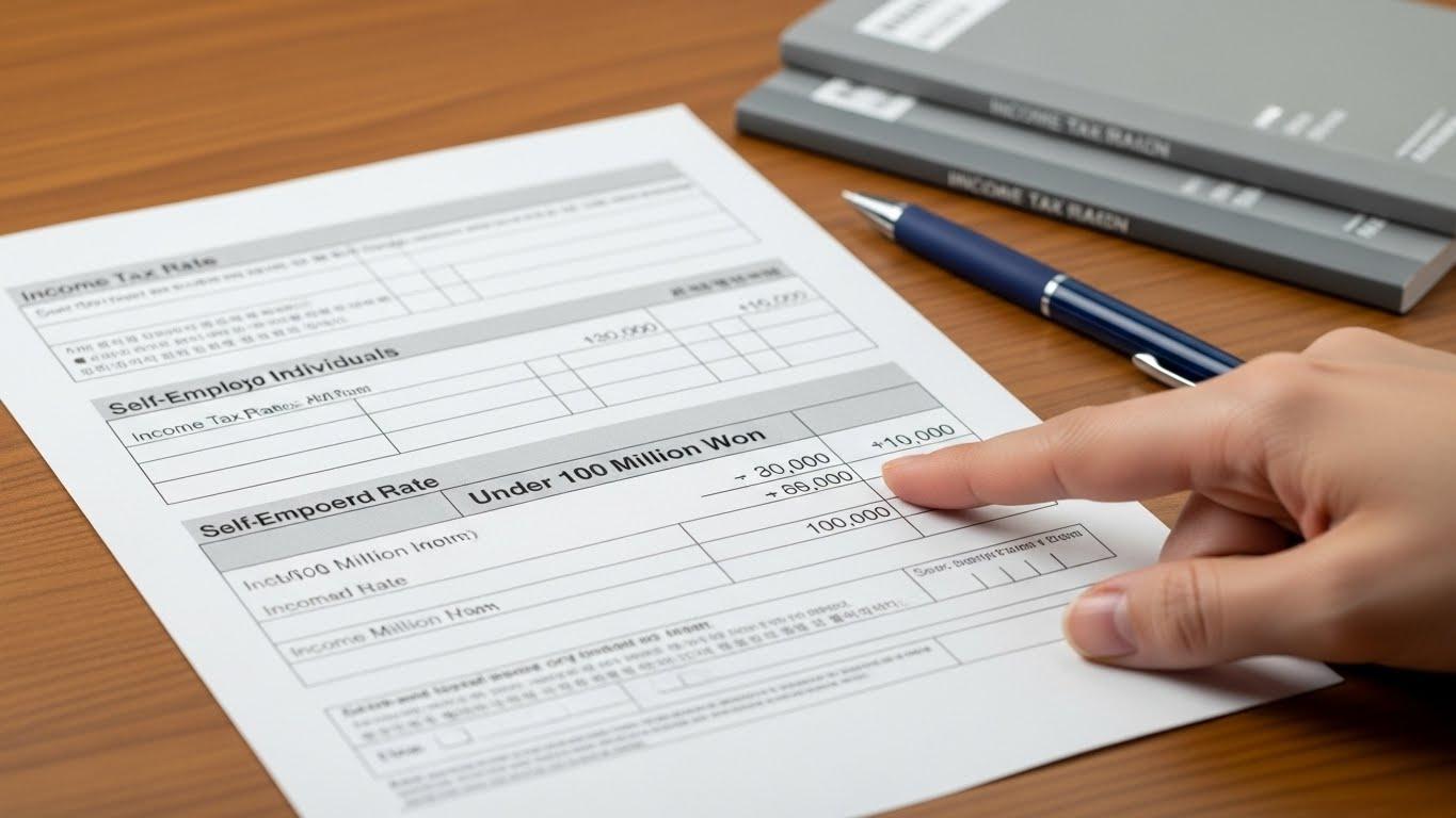 1억미만 개인사업자 소득세율