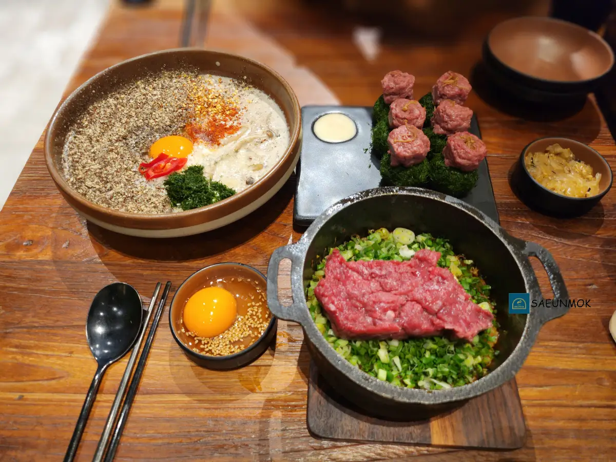 수원-롯데몰-정희-음식사진