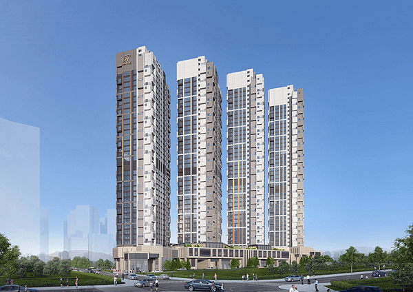 힐스테이트 동탄역 센트릭 조감도 1