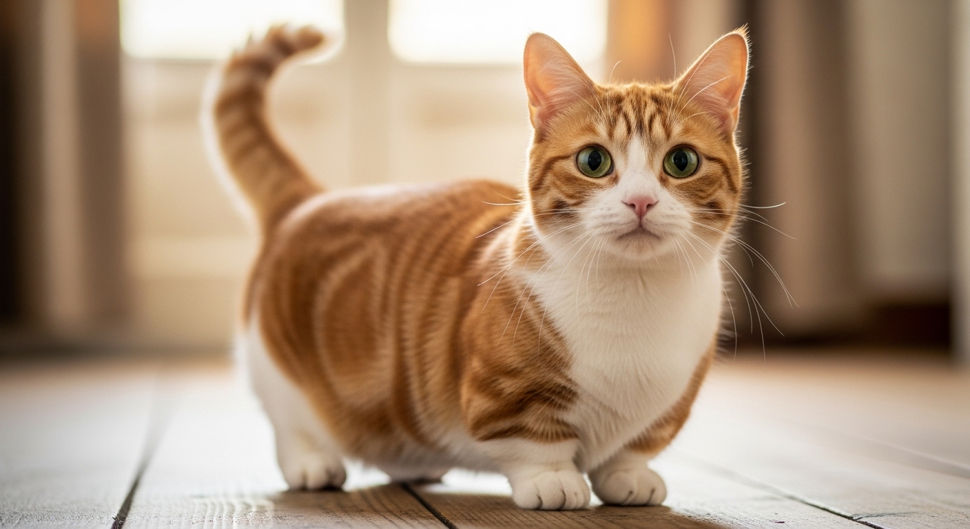 먼치킨 고양이 사진