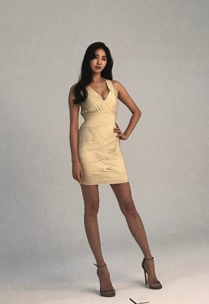 김사랑 다리 각선미