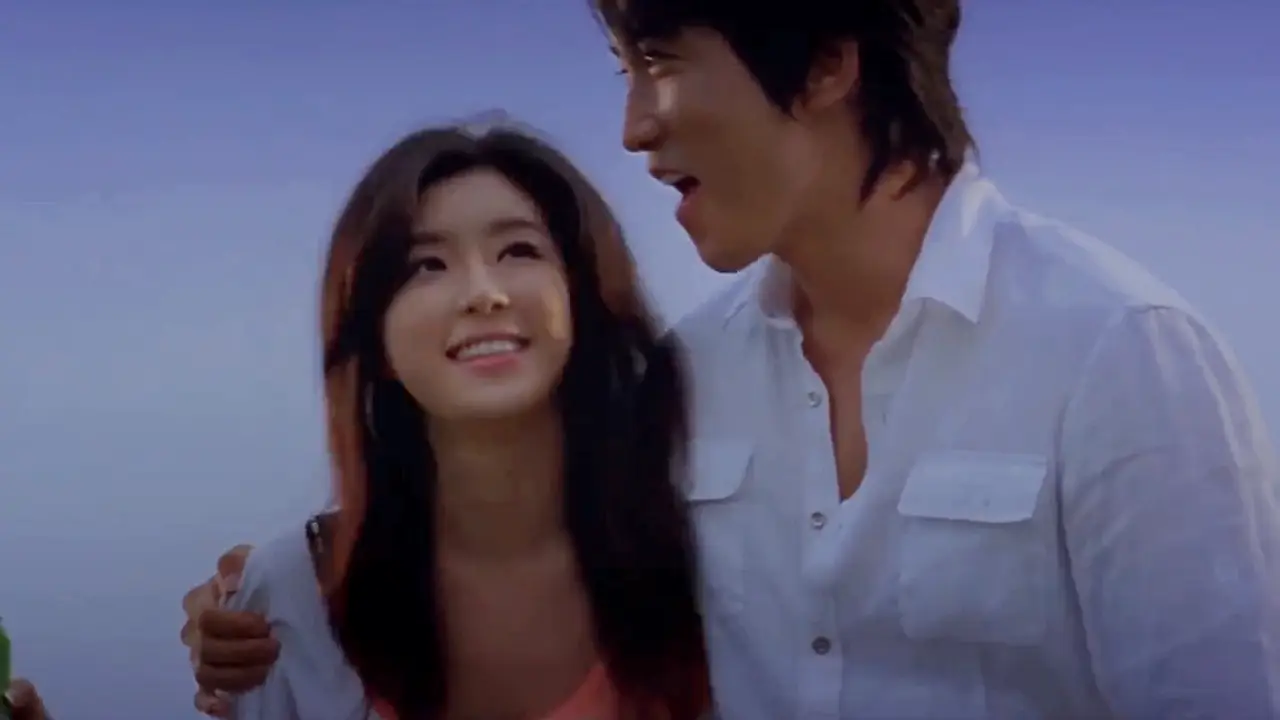 은영(박한별)과 우민(송승헌)의 관계를 나타내는 장면