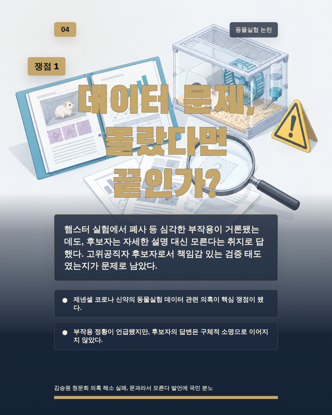 데이터 문제, 몰랐다면 끝인가?