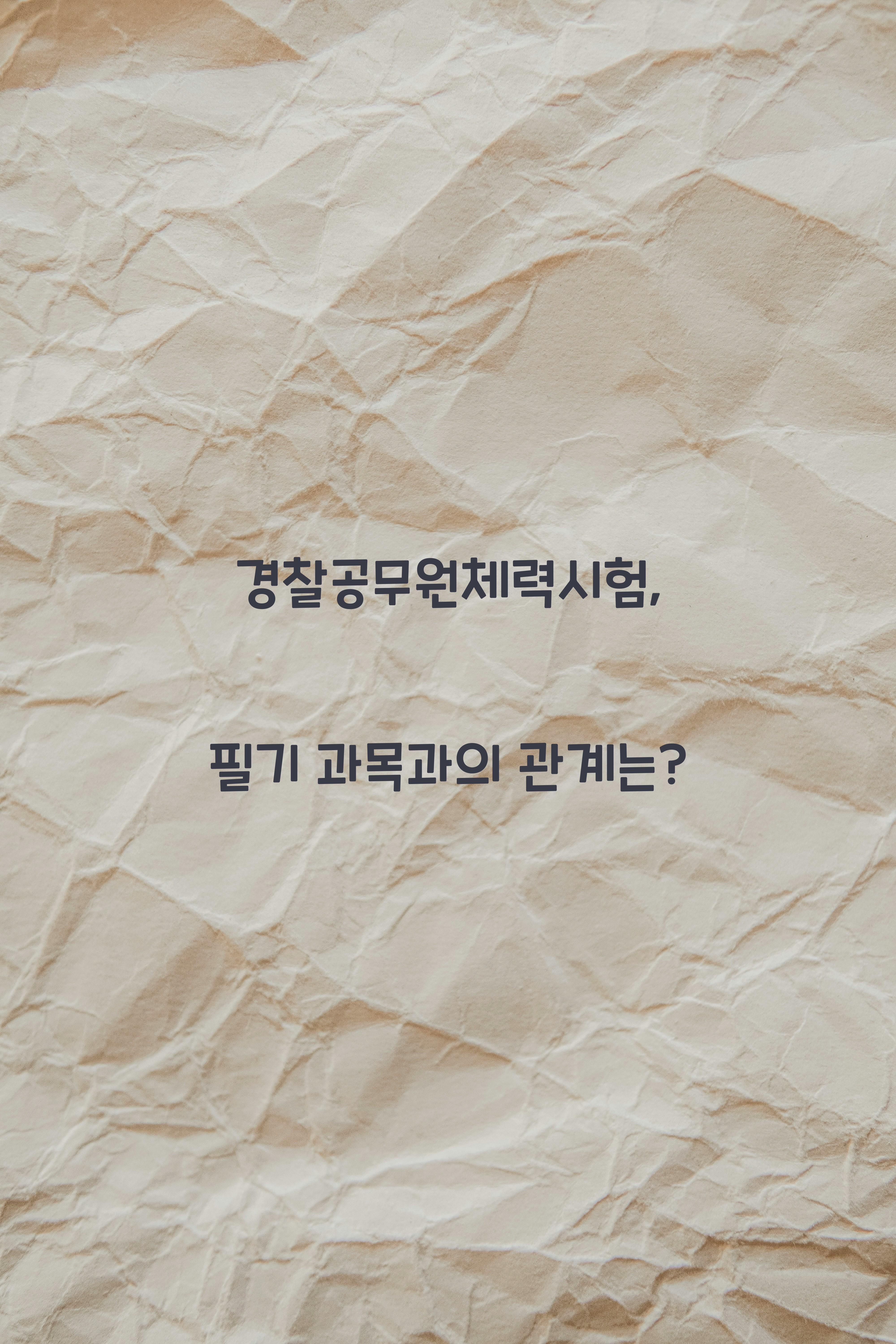 경찰공무원체력시험