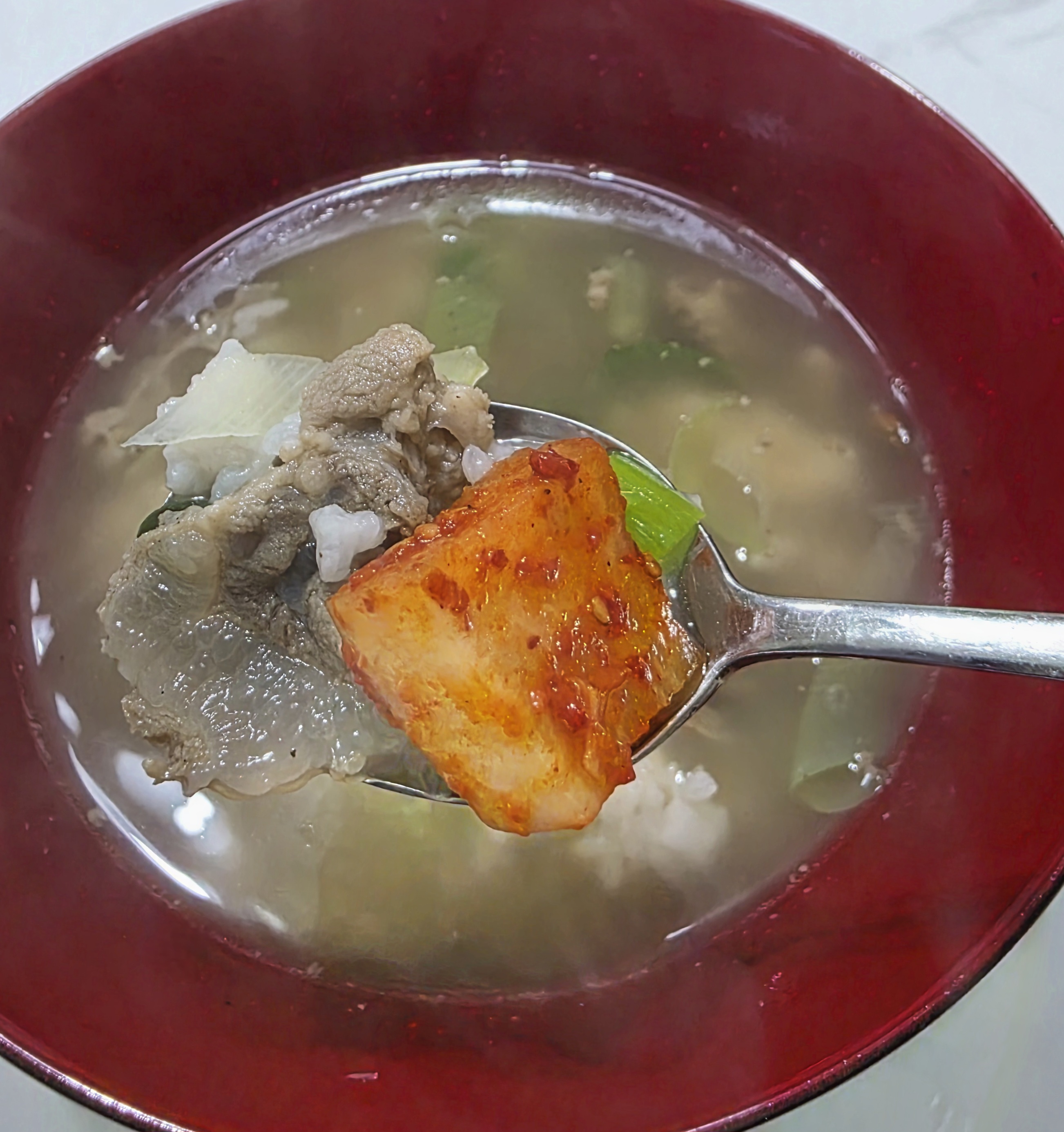 깍두기랑-먹었어요.