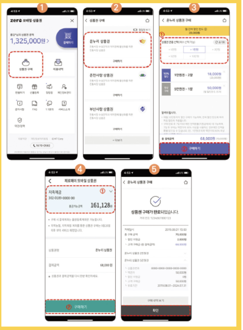 온누리 상품권 모바일상품권