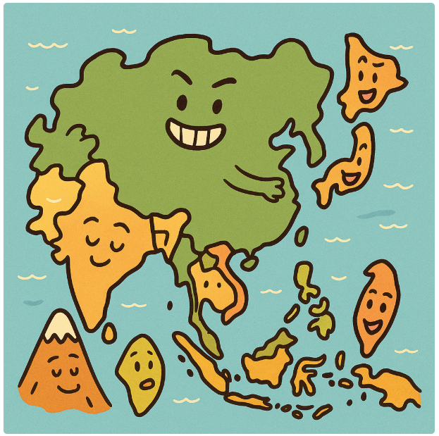 아시아 주요국 사진