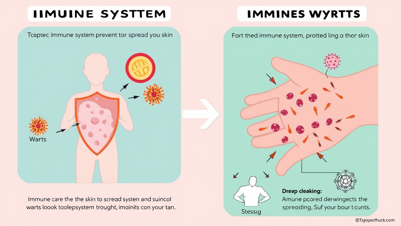 사마귀와 면역력