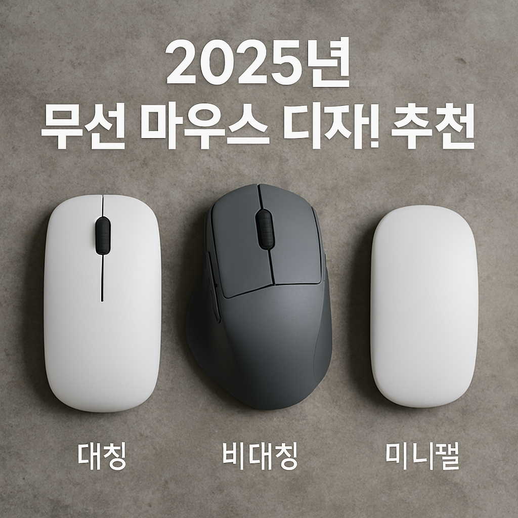 무선 마우스 디자인 추천 2025