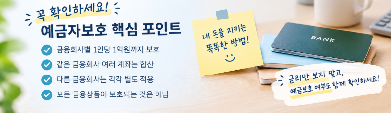 목돈 맡길때 확인하기