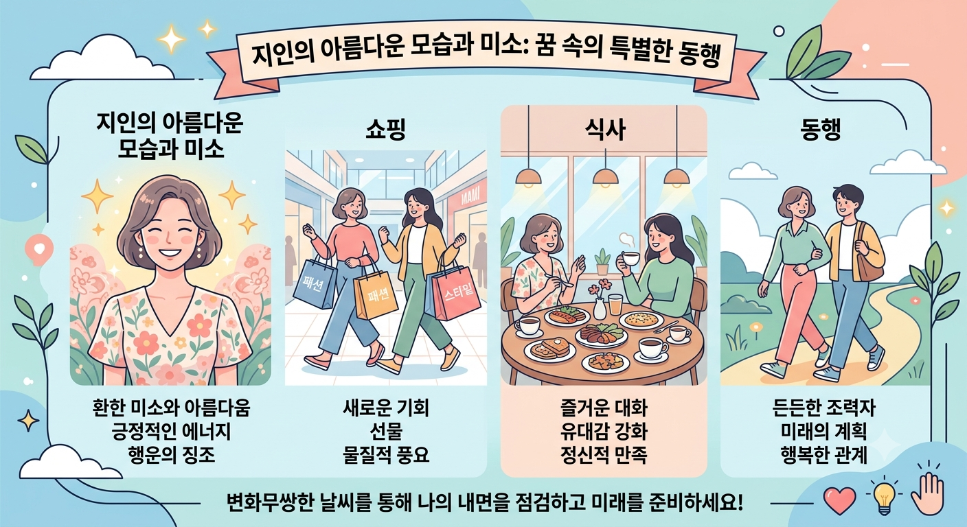 지인 꿈 내 인생의 귀인을 만날 징조? 재물과 인맥이 동시에 터진다! 로또 급 대길몽