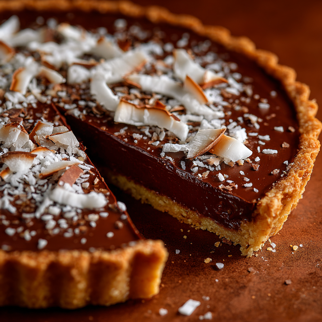 초코 코코넛 타르트 레시피
