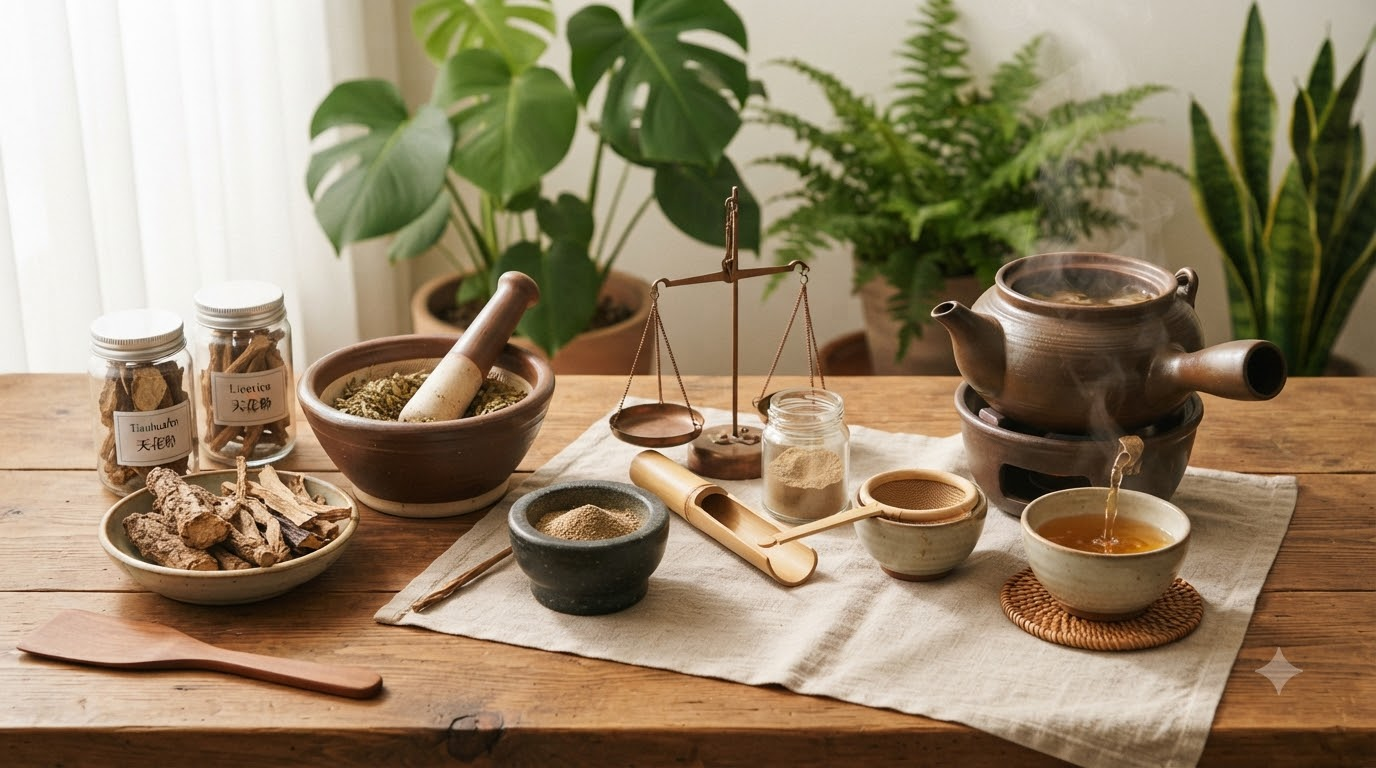 천화분 하늘타리 뿌리 효능 부작용 먹..