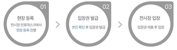 대전 건축박람회 현장 등록자