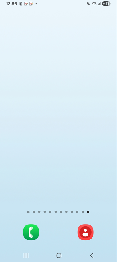 방법 1. 홈화면에서 빈 공간 길게 누르기