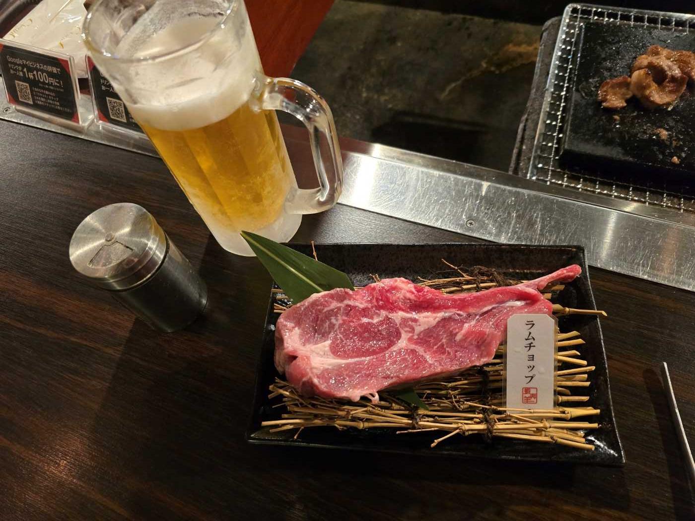 삿포로 명물 징기스칸(양고기)