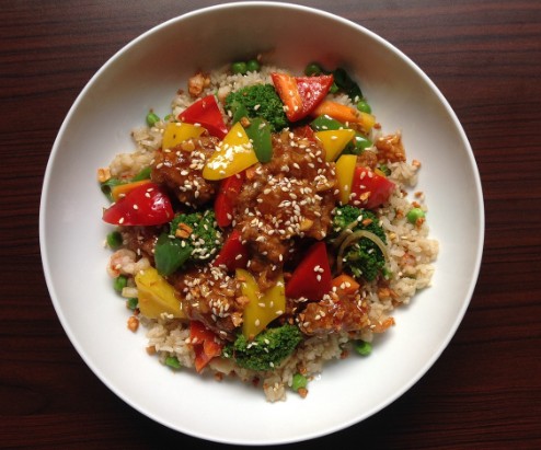 파프리카 볶음밥