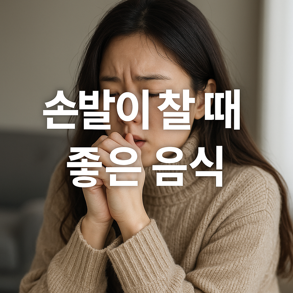 손발이 차가울 때 먹으면 좋은 음식 7가지 혈액순환까지 개선되는 비밀