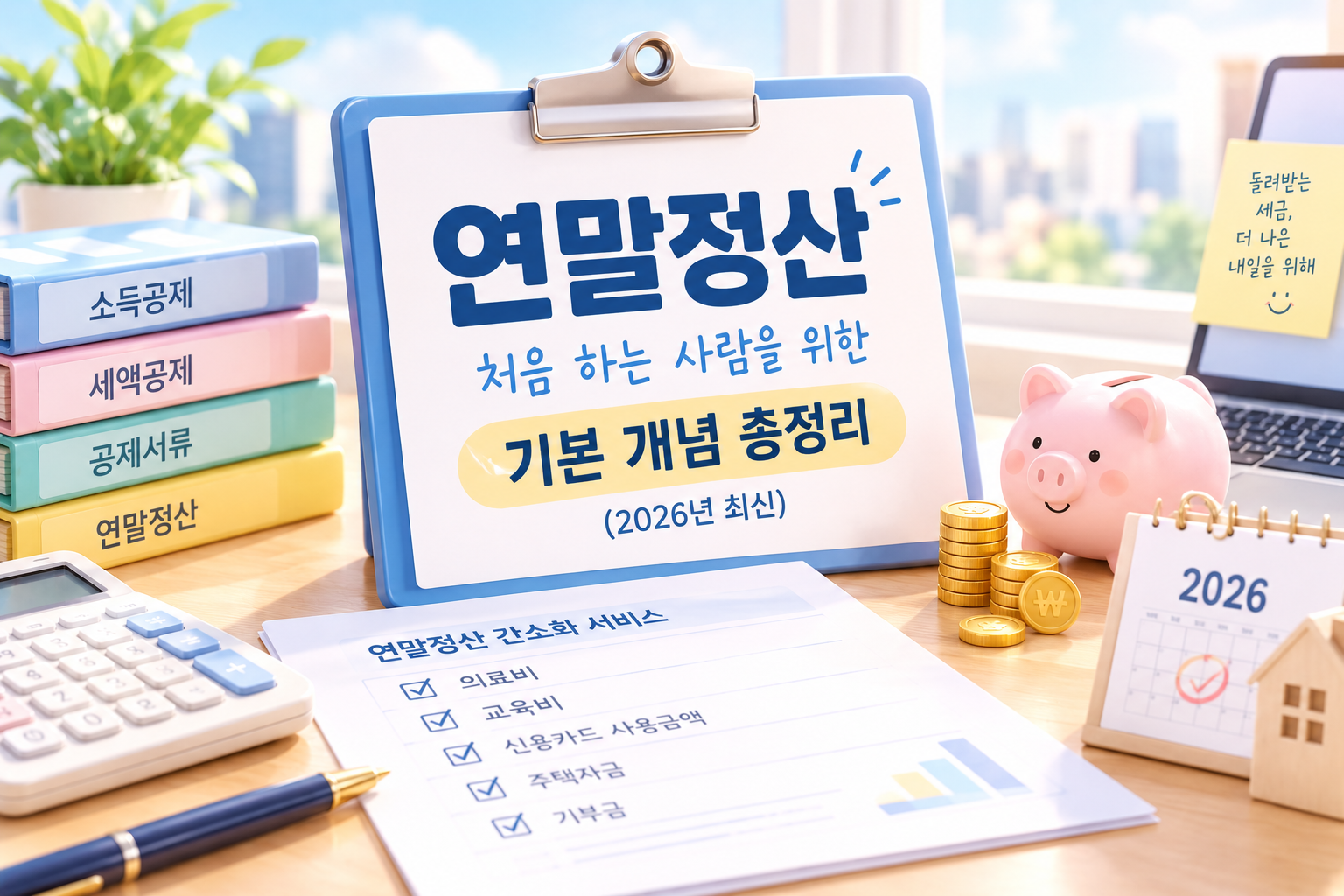 연말정산 처음 하는 사람을 위한 기본 개념 총정리 (2026년 최신)