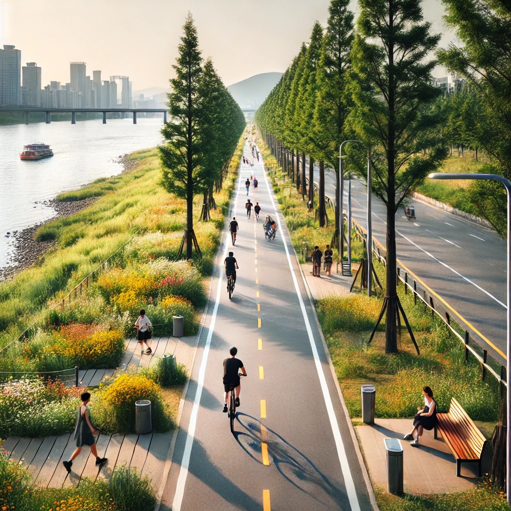 한강 잠원지구 산책코스 이미지