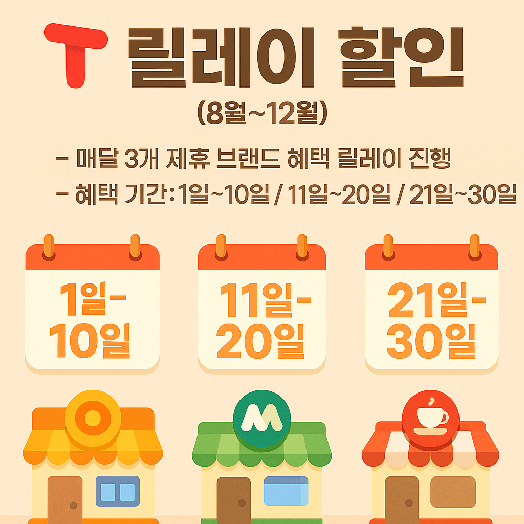 T 멤버십 릴레이 할인