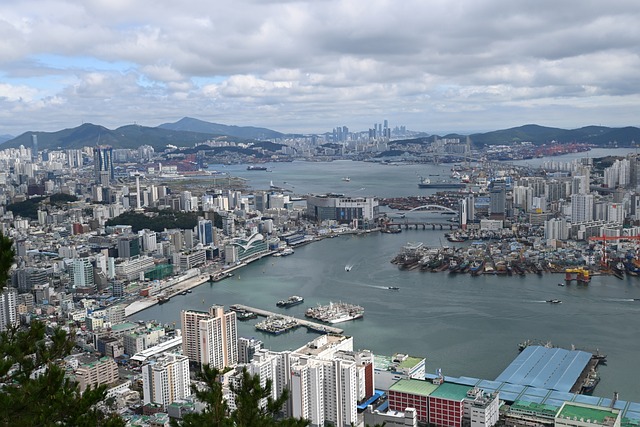 부산항과 자갈치시장