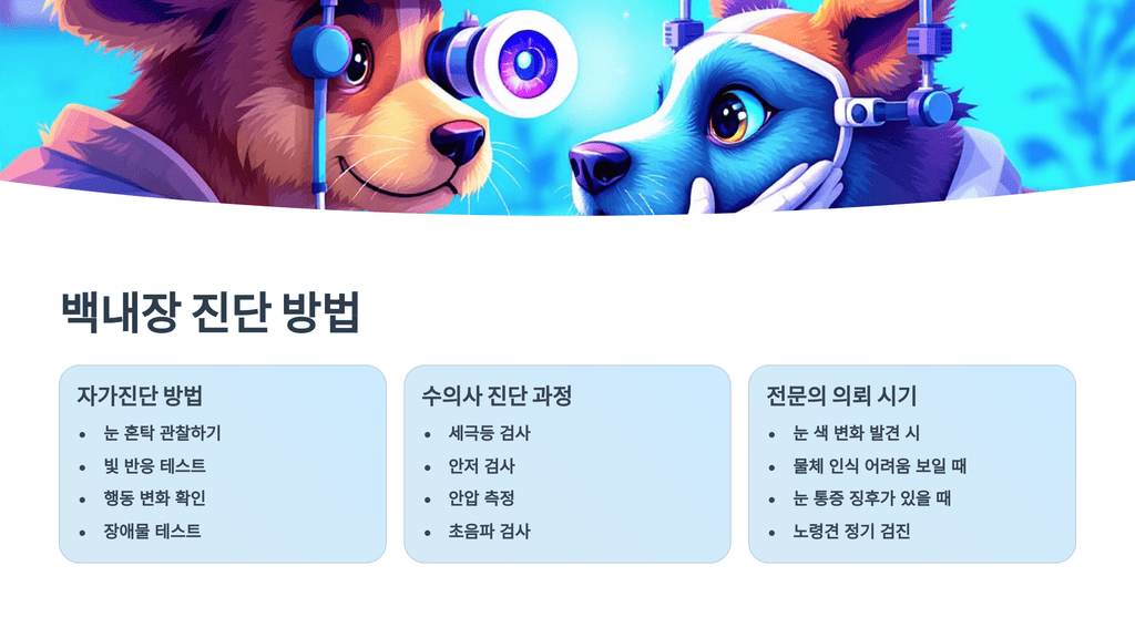 백내장 진단 방법 (자가진단 vs 전문가 진단)