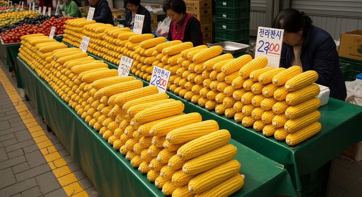8월 제철음식 옥수수