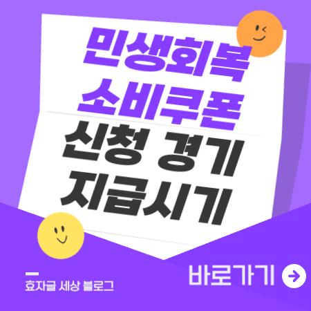 민생회복소비쿠폰