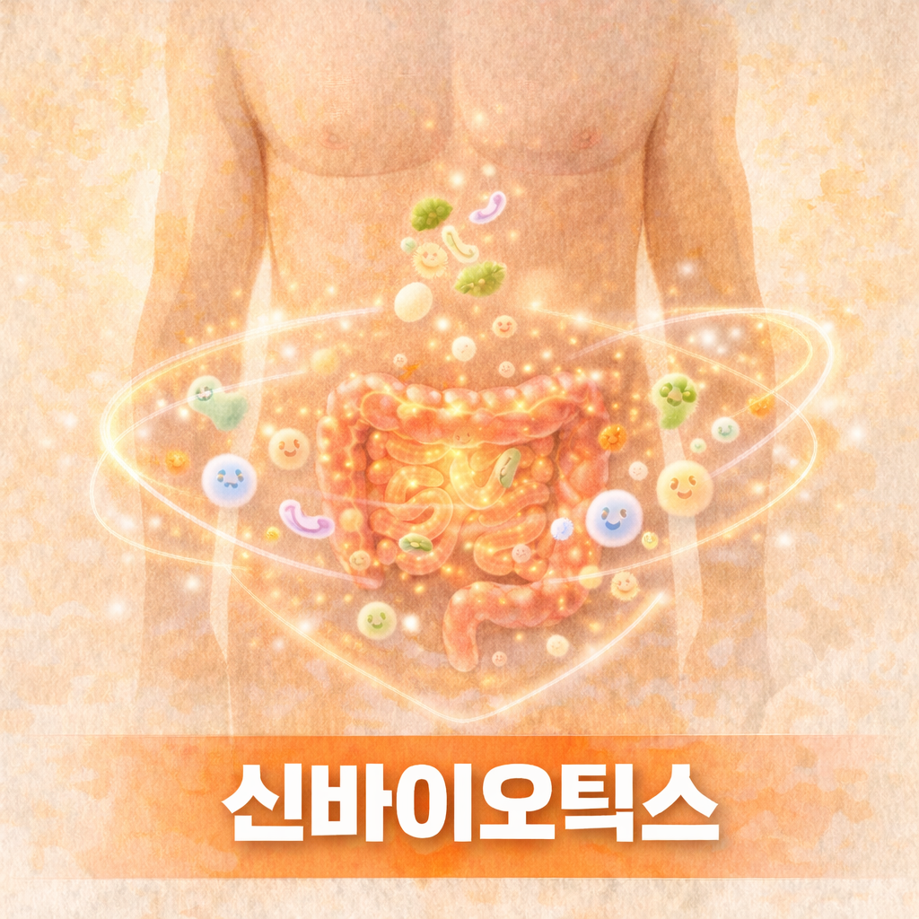 프로바이오틱스와 프리바이오틱스는 균형을 이루고 있다.