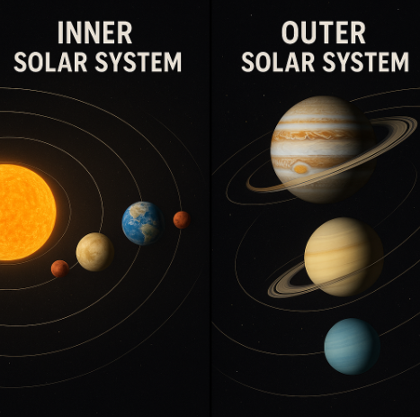 태양계 내부외부